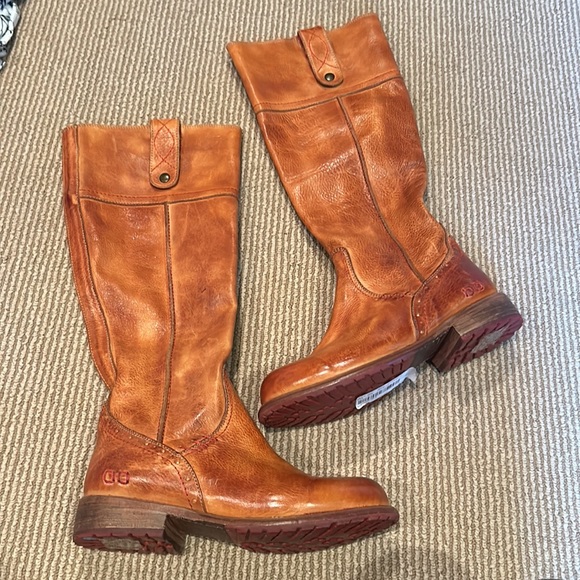NEW BED STU Jacqueline tall leather cognac boots size 6.5 - Picture 6 of 16
